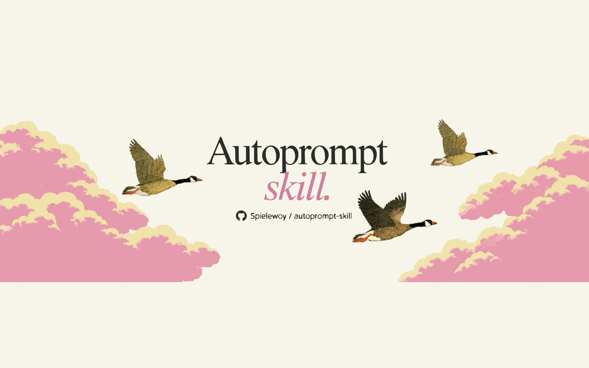 Screenshot of Autoprompt Skill