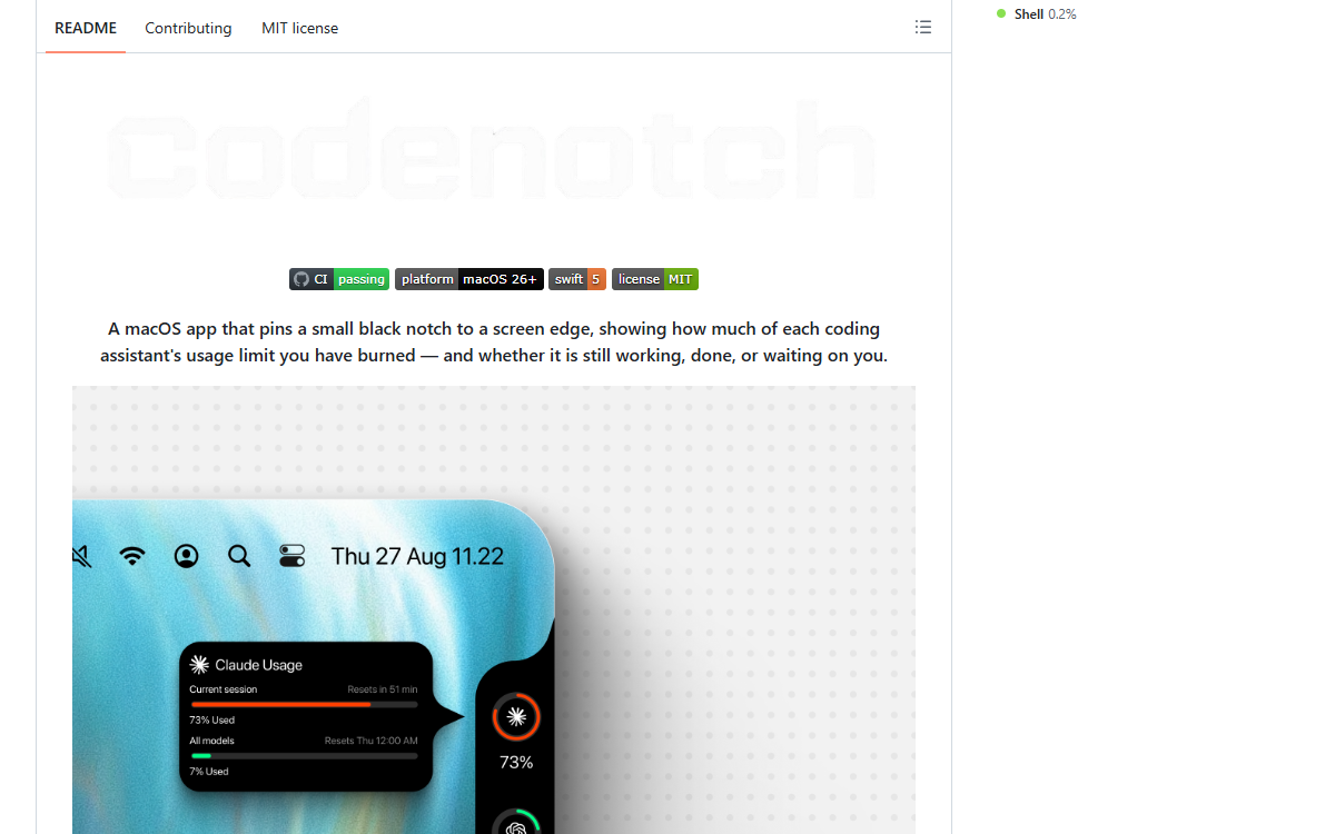 Screenshot of Codenotch