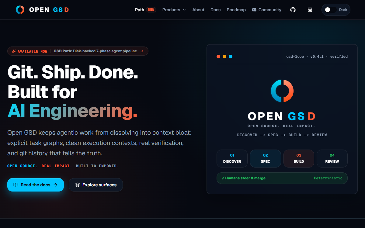 Screenshot of GSD Core