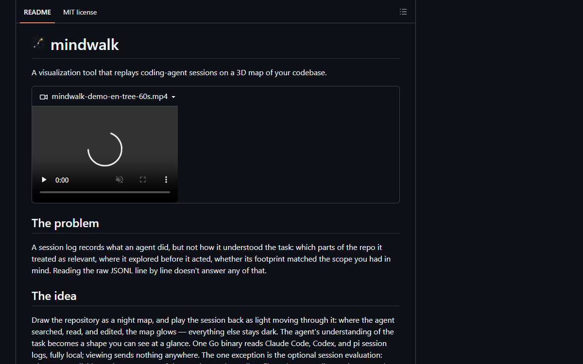 Screenshot of mindwalk