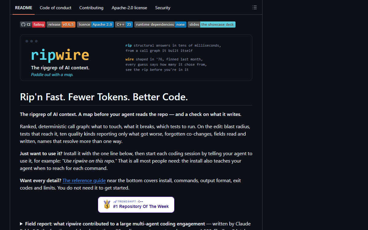 Screenshot of ripwire
