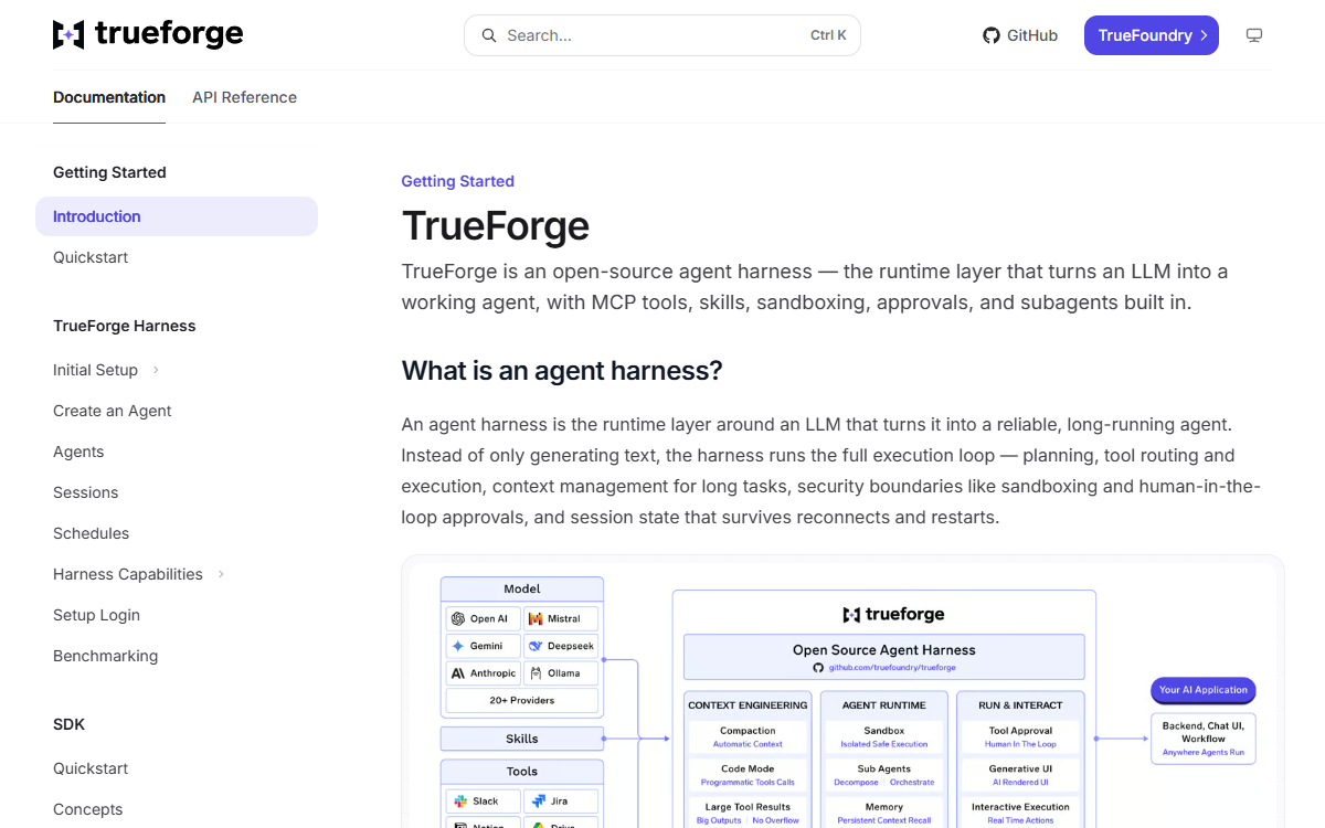 Screenshot of TrueForge