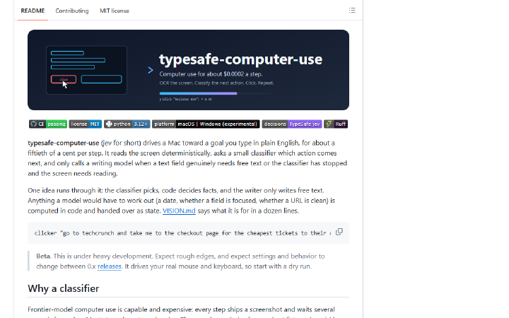typesafe-computer-use — OCR, classify, click — heyaican